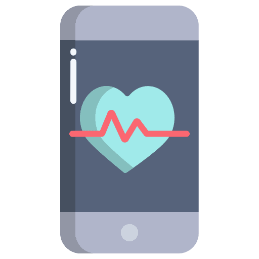 App healthcare and medical healthy mobile icon