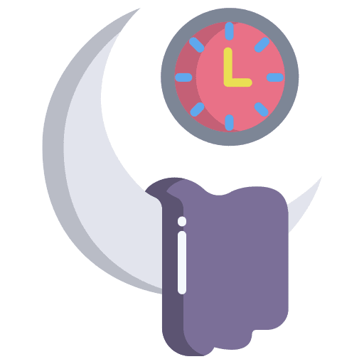 Night wellness good night time icon