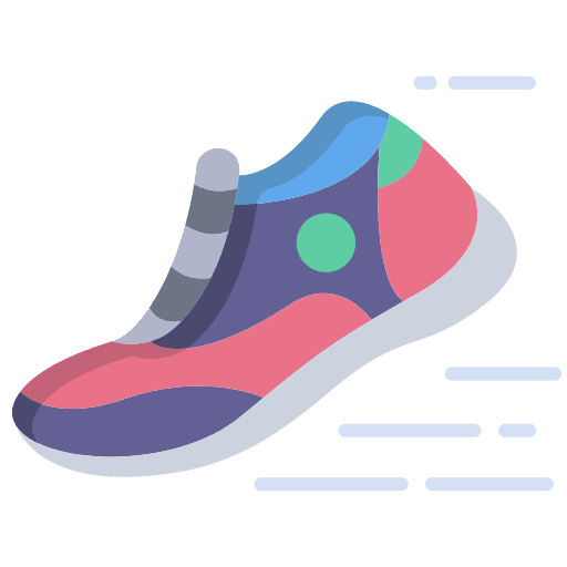 Sneakers sport shoes footwear shoes icon