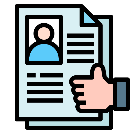 Resume business like finance icon