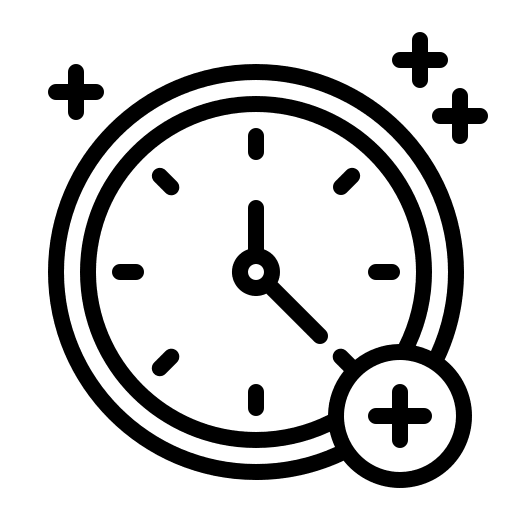 Time time miscellaneous increase icon