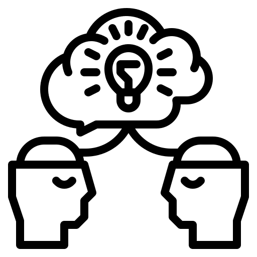 Brainstorm brainstorming business and finance business icon