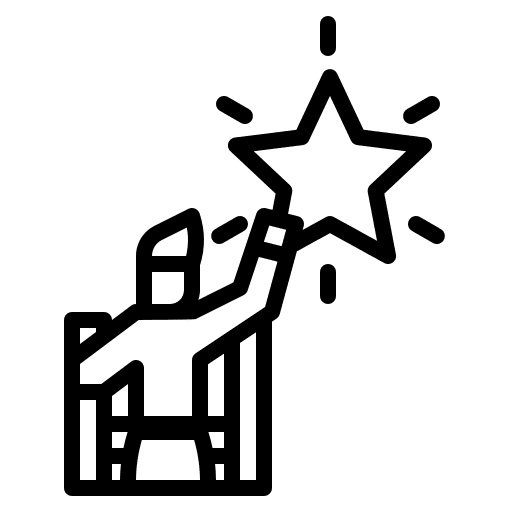 Success business and finance career ladder icon