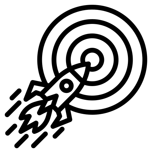 Target business and finance target goal icon