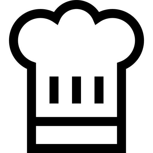 Chef hat kitchen chef hat chef uniform icon