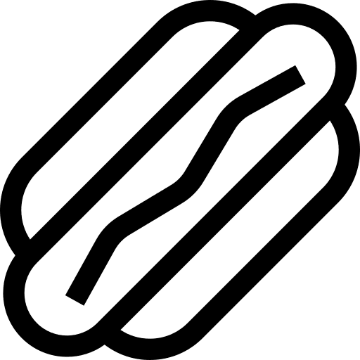 Hot dog hot dog food and restaurant cultures icon