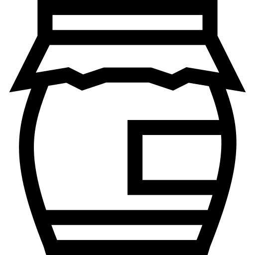 Jam jar jar food jam icon