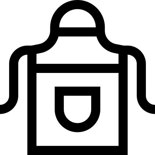 Apron equipment uniform protective icon