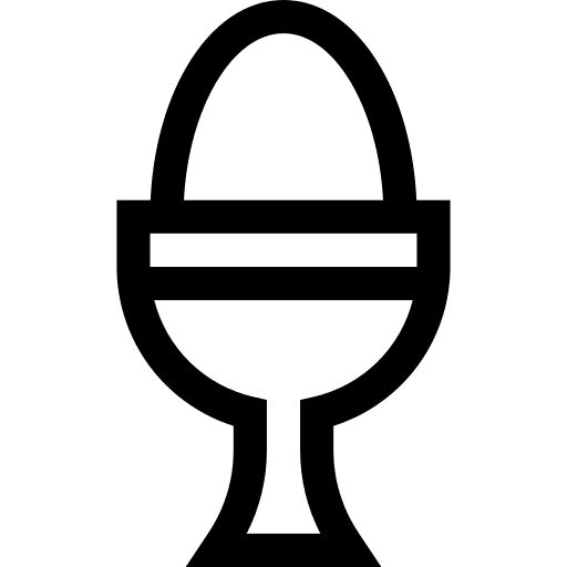 Boiled egg boiled egg protein food and restaurant icon