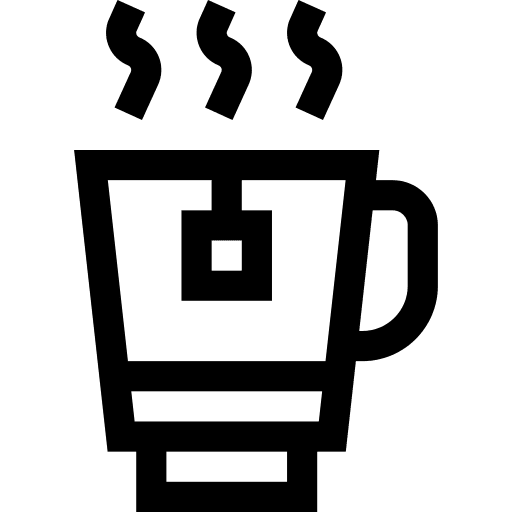 Hot tea mug cup hot drink icon