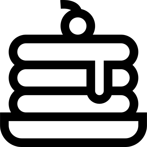 Pancakes bakery pancakes dessert icon