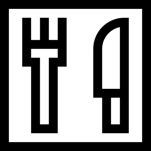 Restaurant signaling sign restaurant icon