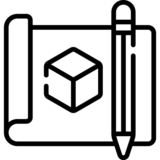 Concept concept 3d model blueprint icon