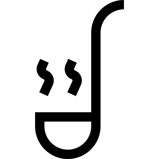 Soup ladle food and restaurant soup ladle kitchen utensils icon