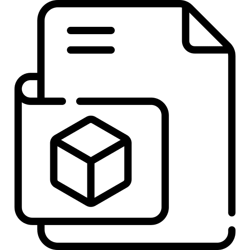 3d file cube 3d print design icon