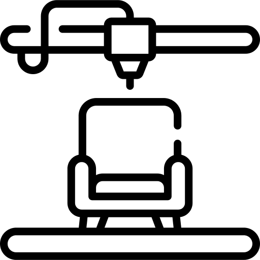 3d printer electronics technology furniture icon