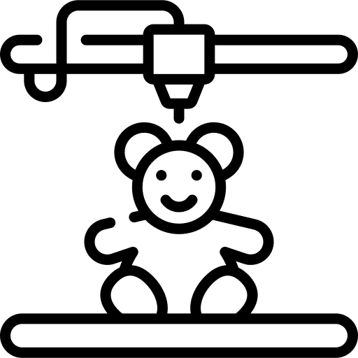 3d printer engineering electronics equipment icon