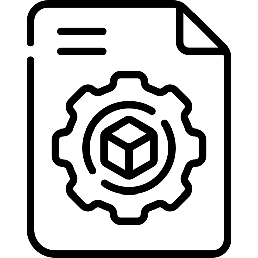File business project management settings icon