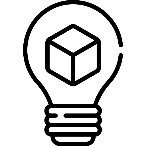 Idea idea 3d modeling design icon