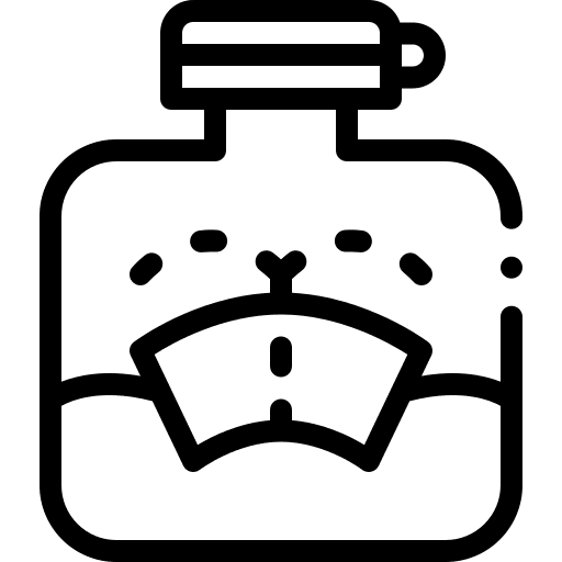 Windshield washing liquid car icon