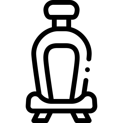 Car seat security vehicle transportation icon