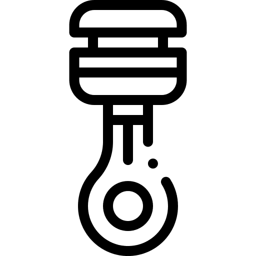 Engine electronics piston mechanical icon