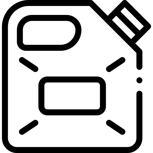 Fuel diesel petroleum petrol can icon