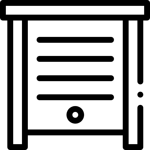 Garage mechanic garage repairing icon