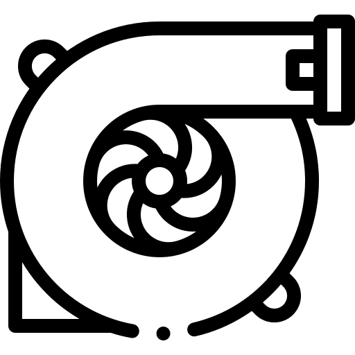Turbo electronics power motor icon
