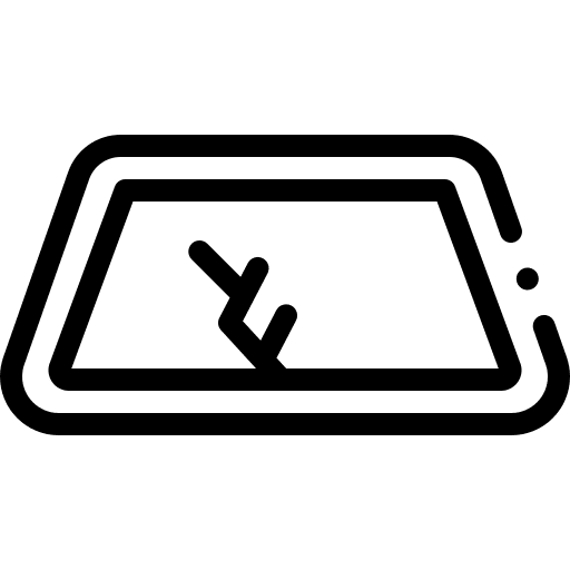 Windshield cracked broken wiper icon