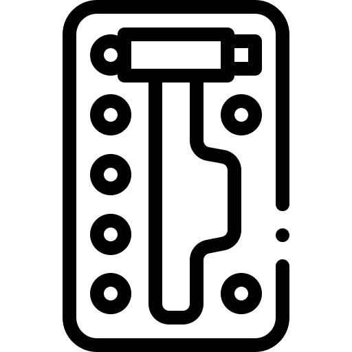 Automatic transmission vehicle shift car icon