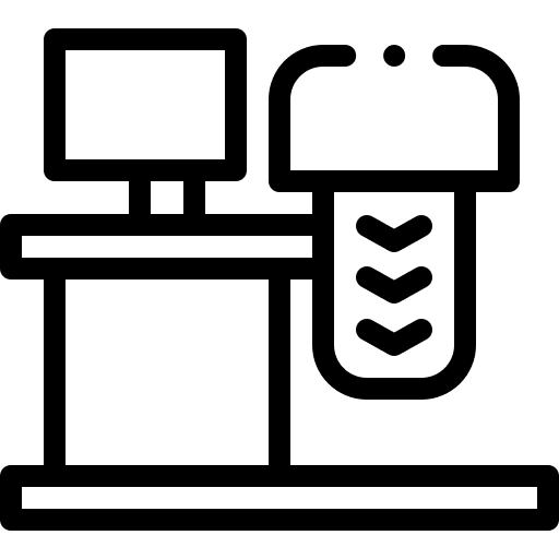 Balancing repair wheel transportation icon