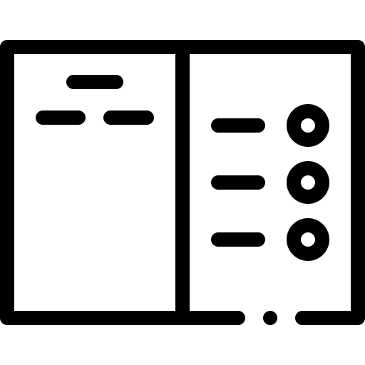 Car insurance vehicle passport icon