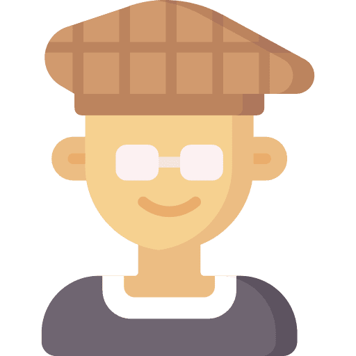 Art director avatar creative man icon