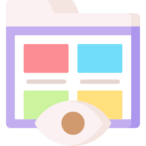 Portfolio personal profile files and folders application icon