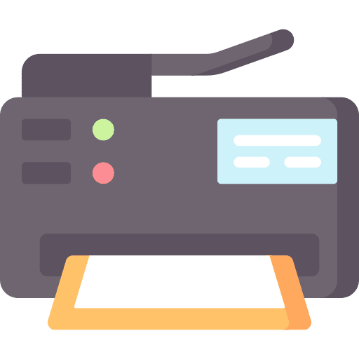 Printer printer device inkjet icon
