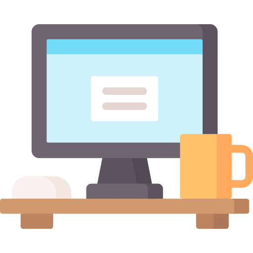 Workspace table work workplace icon