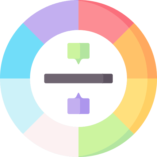 Color wheel graphic design edit tools design icon