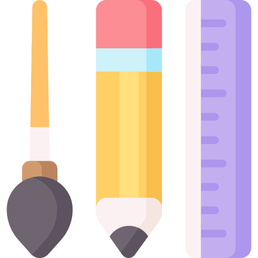Design tools education pencil create icon