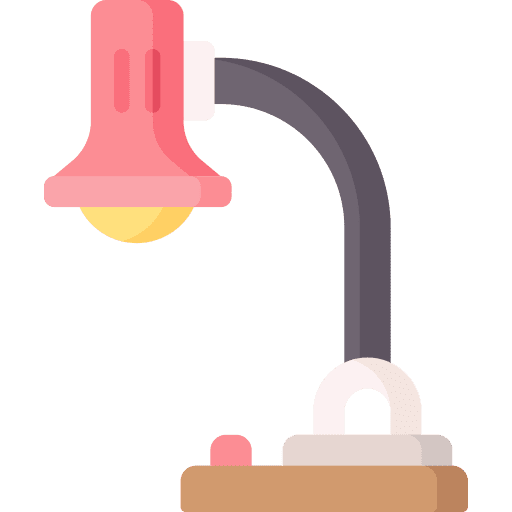 Desk lamp light illumination table lamp icon