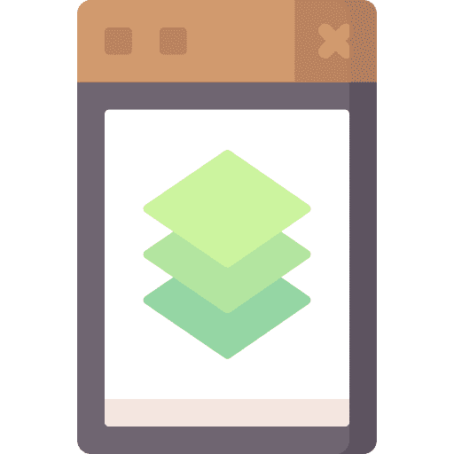 Layers ui layers graphics editor icon