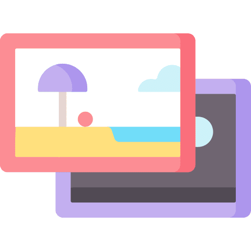 Photos photography files and folders picture icon