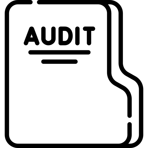 Audit folder search regulation icon