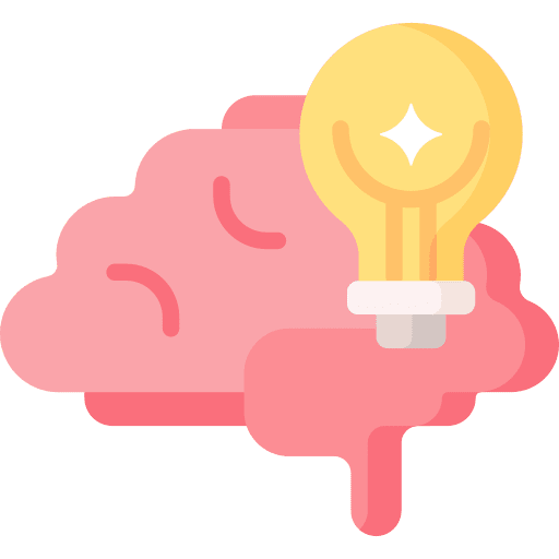 Brainstorm interface business art and design icon