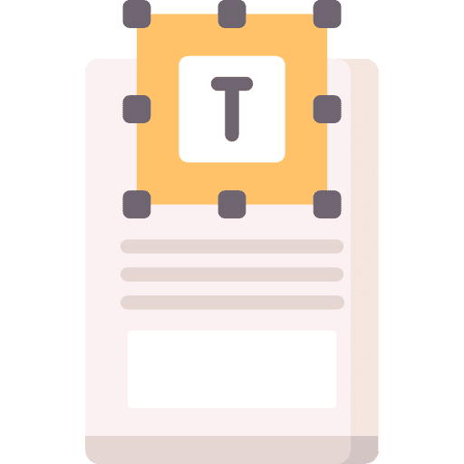 Typography graphic design ui text editor icon