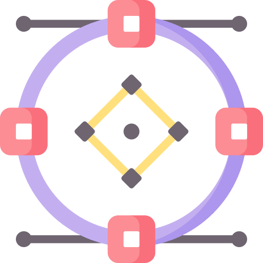 Vector shape design vector geometric shape icon