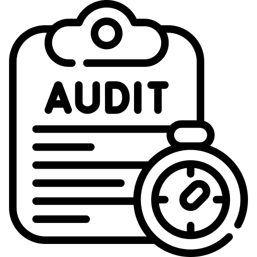 Audit clipboard business finance icon