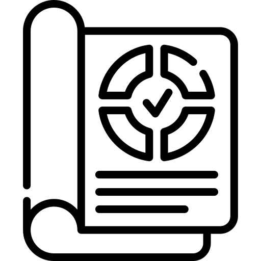 Report notes file analytics icon