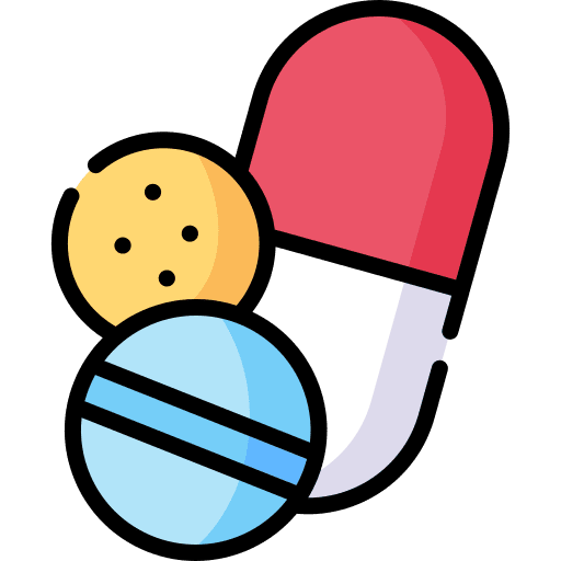 Drugs capsule medication pills icon