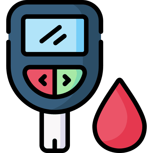 Glucosemeter blood glucosemeter electronics icon